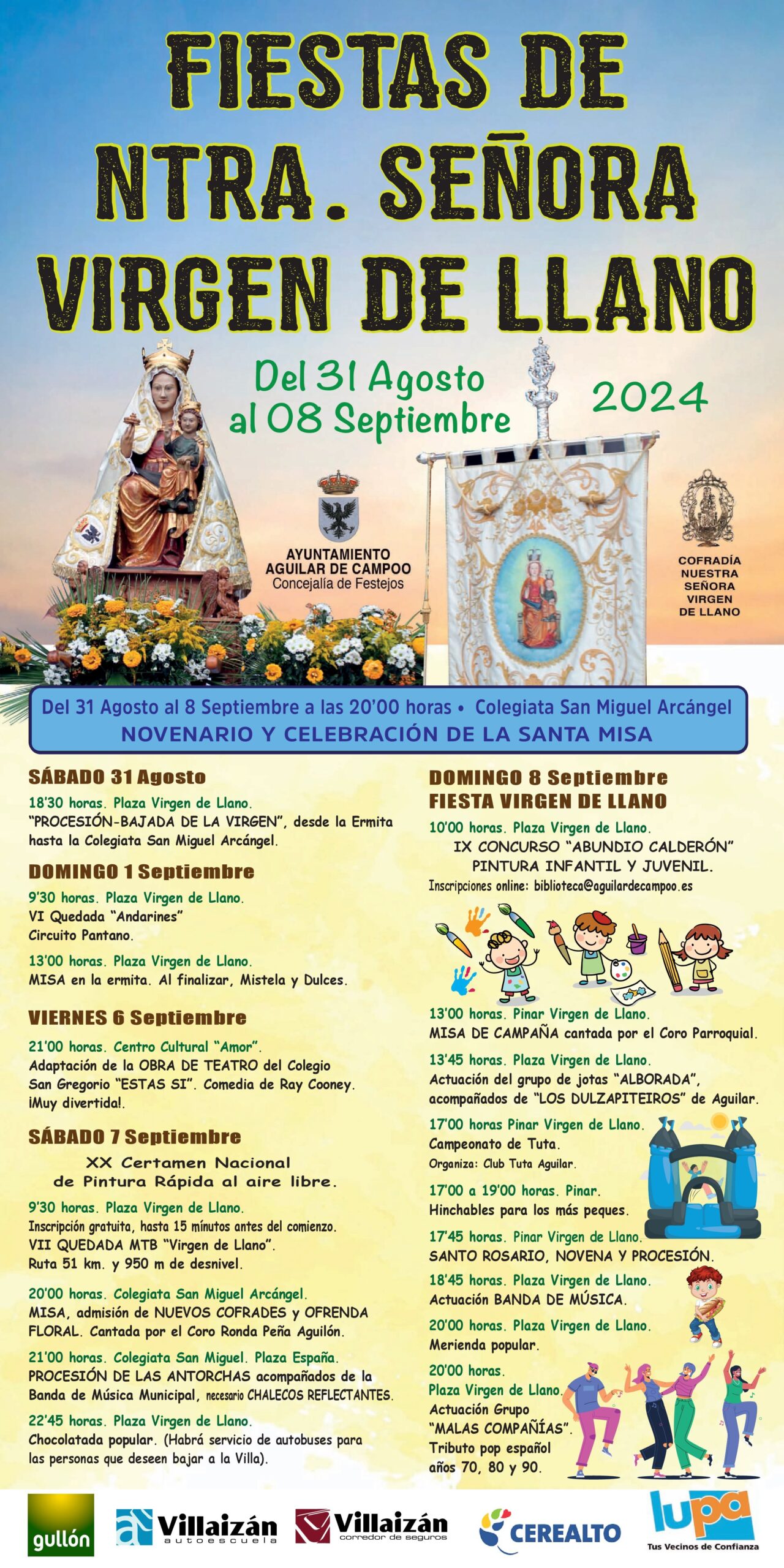 Fiestas de Nuestra Señora la Virgen del Llano 2024 Aguilar de Campoo